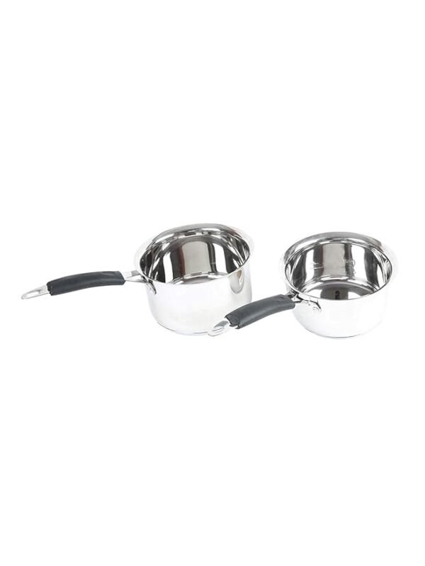 Aurum Stainless Steel Saucepan, 0.7 & 1.8 LTR, Set of 2