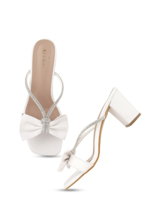 Women Embellished Block Mules