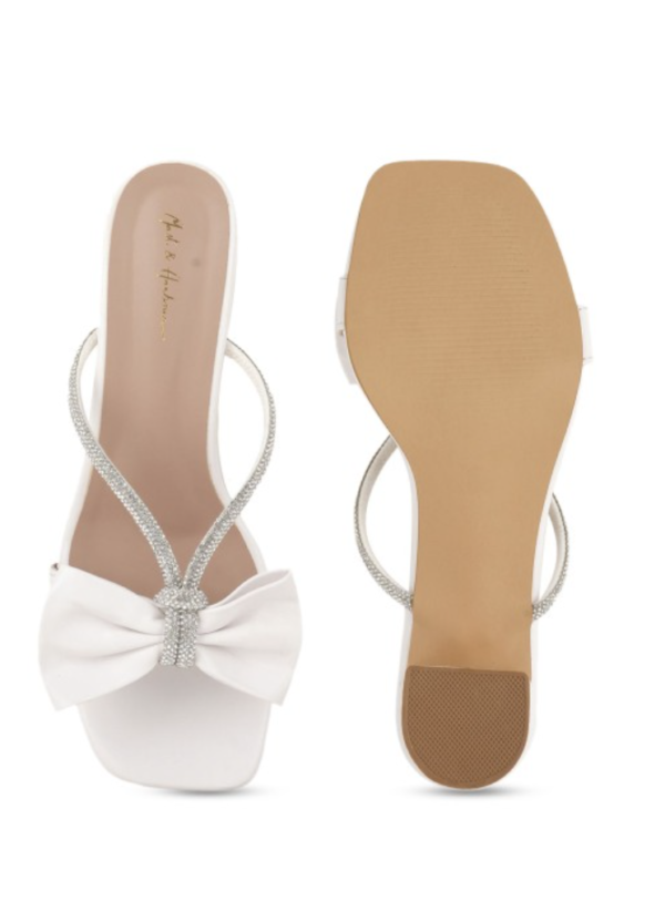 Women Embellished Block Mules