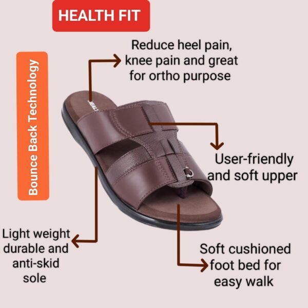 Extra Soft Diabetic & Orthopedic Slippers/Doctor Chappal & Foortwear- Men